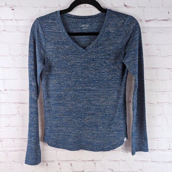 bcg Tops - BCG Blue Heather Athleisure Long Sleeve Top S